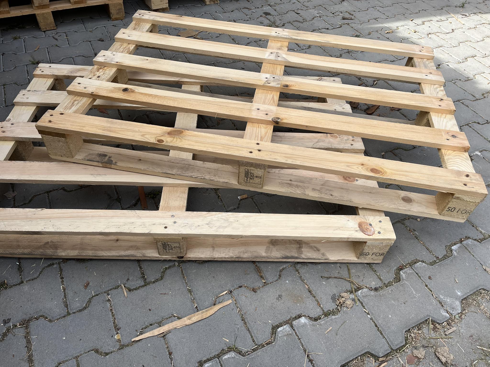 Dřevěná paleta STANDARD 1200x800mm, IPPC, zánovní
